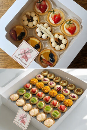 Set bánh Tart trứng mix hoa quả Sweet Paradise
